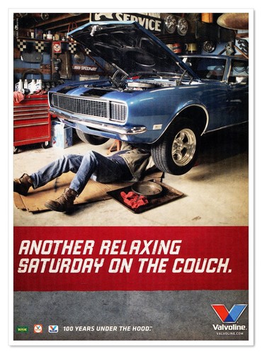 Valvoline motor oil - motor, saturday