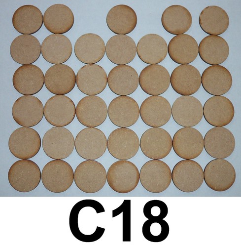 Wooden discs circles 30mm - 40,
