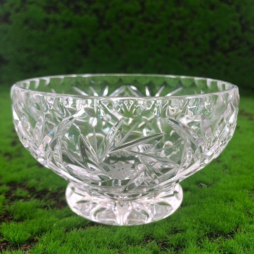 Czech clear cut lead crystal