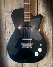1960's Silvertone 1444 2 Pick up Bass in Black finish