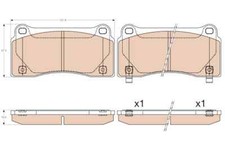 New Brake Pad Set, disc brake for NISSAN:GT-R D4060-JF20A D4060-JF20C