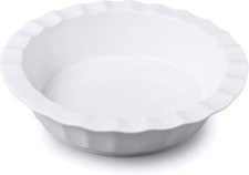 Porcelain Deep Crinkle Rim Pie