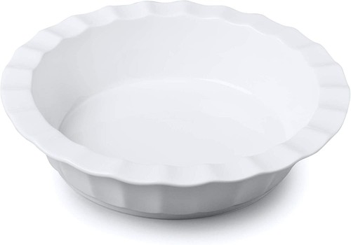 Porcelain deep crinkle - rim, pie