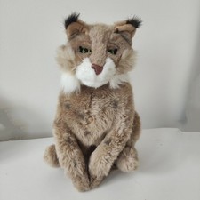 Folkmanis Bobcat Hand Puppet Plush Stuffed Animal 15" soft toy 