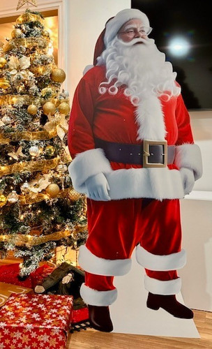 Santa claus cutout 5ft - claus,