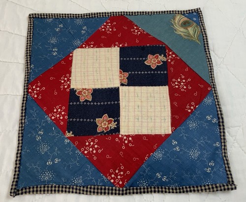 Antique patchwork quilt table - quilt,