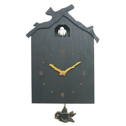 Cuckoo clock with pendulum - with,