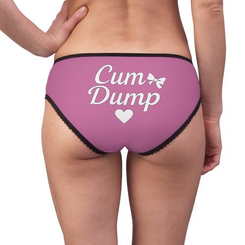 Cum dump purple panty - cum,