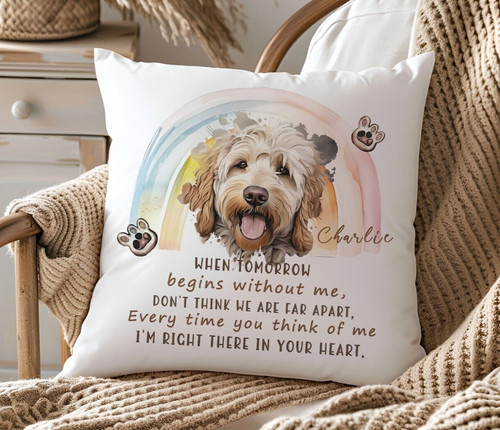 Personalised dog rainbow print - dog,