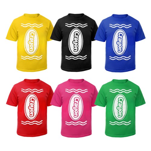 Childs crayon shirt costume - childs,