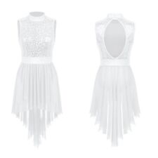 White Lyrical Dance Costume.In