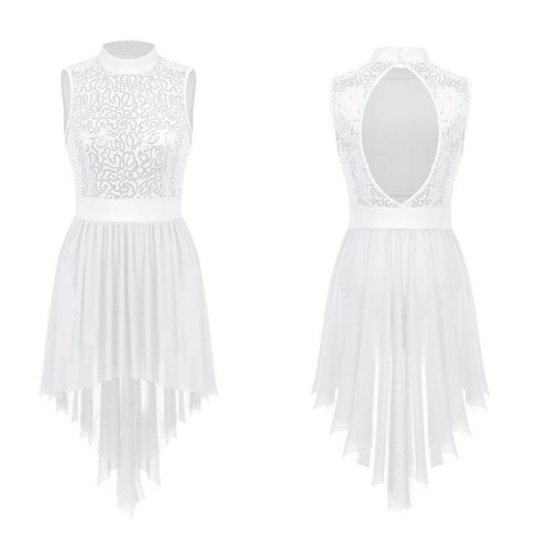 White lyrical dance costume - lyrical,