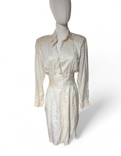 1980s does 60s silk - , dress
