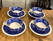 Antique Spode's Tower Blue 4