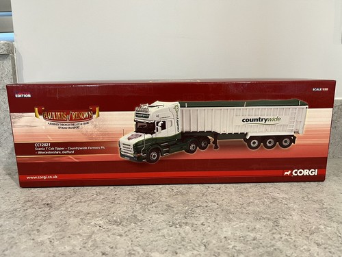 Corgi scania cab tipper - t,