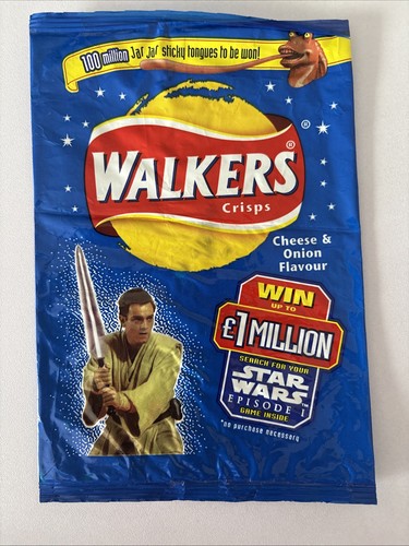 Walkers crisps empty packet - walkers,