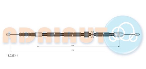 Parking brake cables - , adriauto