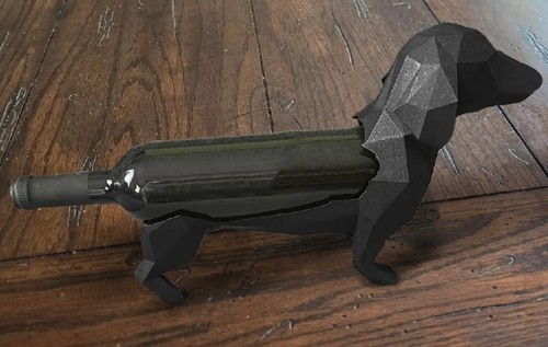 Sausage dog wine bottle - bottle, holder