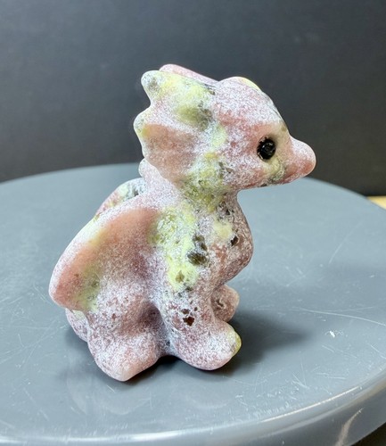 Crystal plum jade mini winged - mini,
