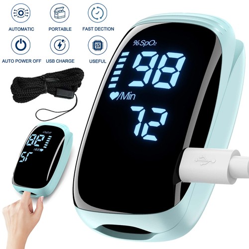 Finger pulse oximeter blood - pulse,