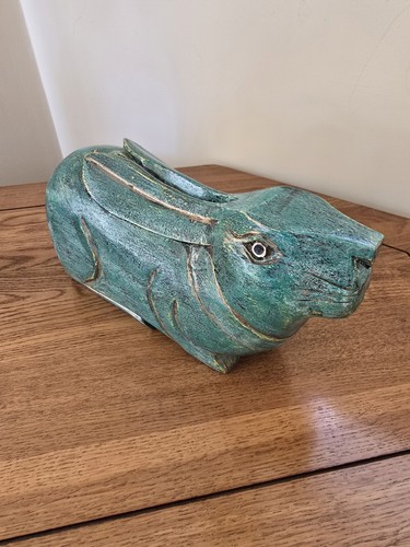 Carved wood ornamental - ornamental, rabbit