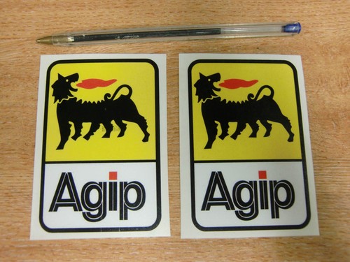 Agip stickers 90mm car - 2x,