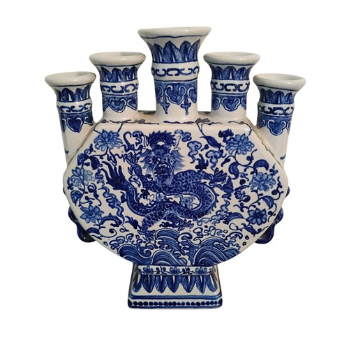 Vintage chinese blue and - vintage,