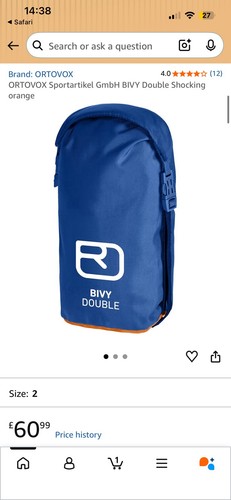 Ortovox double bivvy - ortovox,