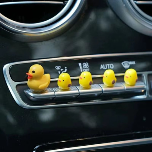 5pcs cute mini ducks car - 5pcs,