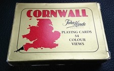 John Hinde Souvenir Playing Cards 54 Colour Views of Cornwall