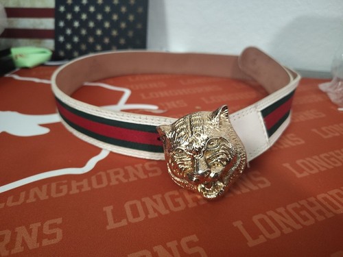 Gucci feline belt - gucci,
