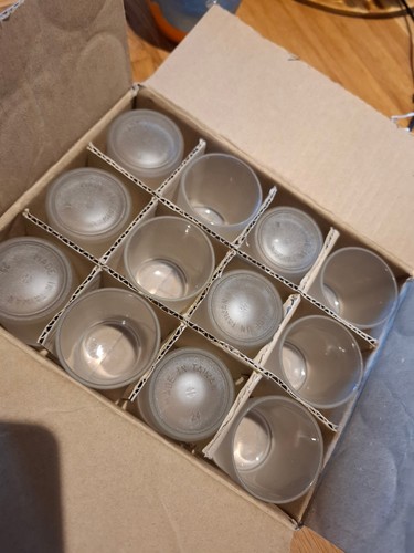 Votive candle jars clear