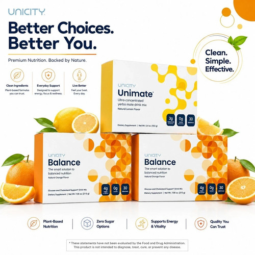 Unicity orange lemon - unicity, &