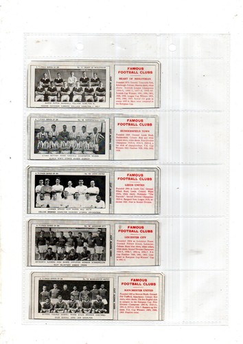Famous footbal clubs full set - full,