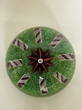 PAUL YSART Millefiori with  'H' Cane - HARLAND GLASS PAPERWEIGHT