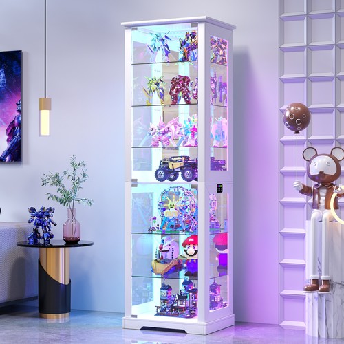 Tier glass display cabinet - glass,