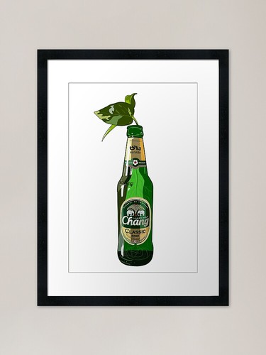 Thai chang beer bottle - bottle, plant