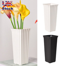 Black White Flower Vase