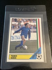 RARE Franco Baresi Italia Mondiale 1990 Sticker from Figurine Vallardi