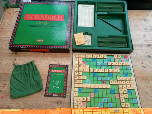 Vintage scrabble deluxe - vintage,