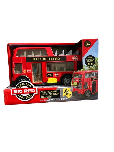 Big red open - bus, 1:20