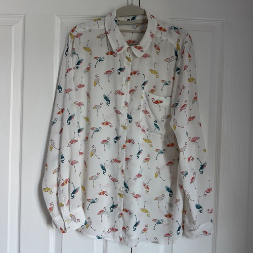 Next white flamingo print - next,
