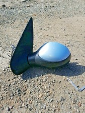 PEUGEOT 206 MANUAL WING MIRROR BLUE PASSENGER LEFT N/S