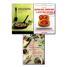 Gluten-Free & Dairy-Free Recipes Collection 3 Books Set(Super Healthy Snacks and