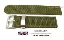 Fabric Army Type Woven Green Watch Strap Fits Timex Expedition 20MM