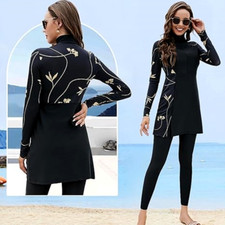 WOMEN BURKINI FLORAL FULL BODY