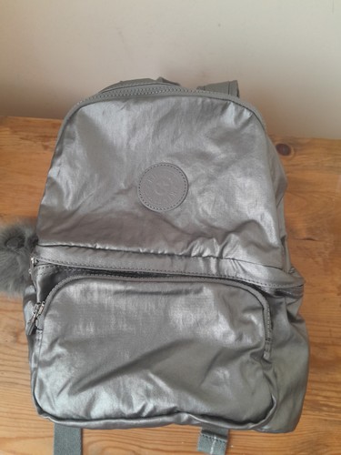 Kipling matalic pewter back - matalic,