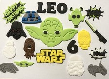 Edible Fondant Star Wars Yoda
