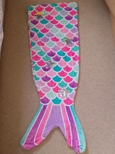 Childrens Mermaid Tail Blanket