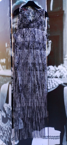 Missoni dress gown - dress, black/white
